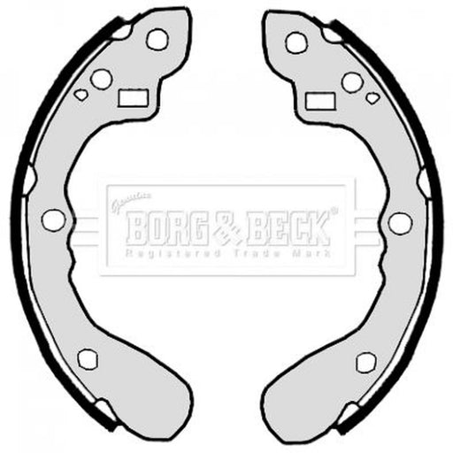 Borg & Beck Brake Shoe Set Axle Kit BBS6324