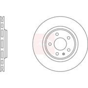 Apec 2 x Vented Rear Brake Discs DSK2315-x2