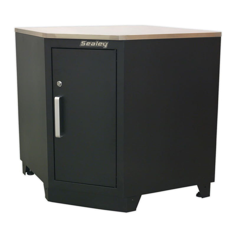 Sealey Modular Corner Floor Cabinet 930mm Heavy-Duty APMS15 Sealey - Dynamic Drive