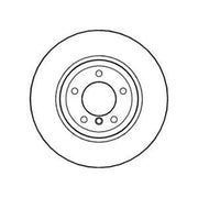 Abtex 2 x Vented Front Brake Discs BD1023V-x2