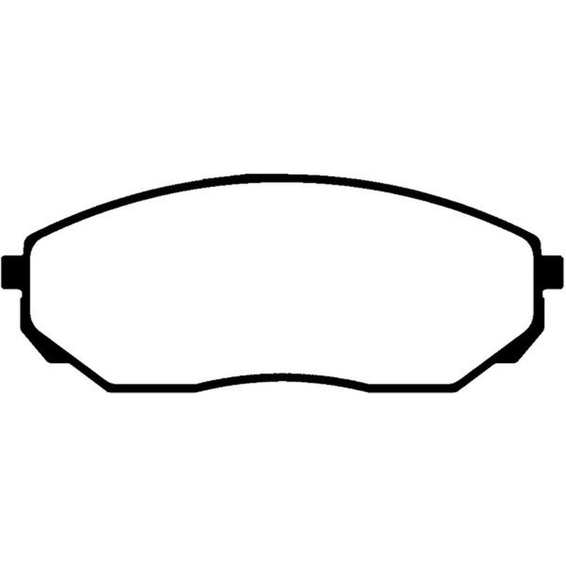 Abtex Front Brake Pad Set fits Kia Sorento I 2002-2011 2.4 2.5 3.3 3.5