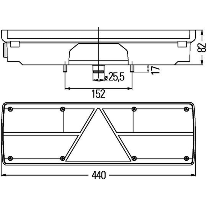 Hella Tail Light / Lamp C5W Right