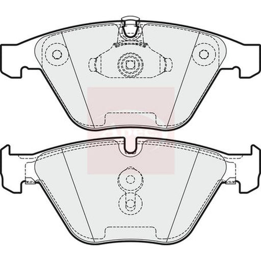 Apec Front Brake Pad Set PAD1991