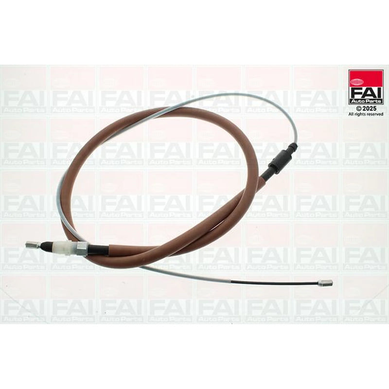 FAI Handbrake Cable Left Rear fits Citroën C2 2003-2010 1.4 1.6