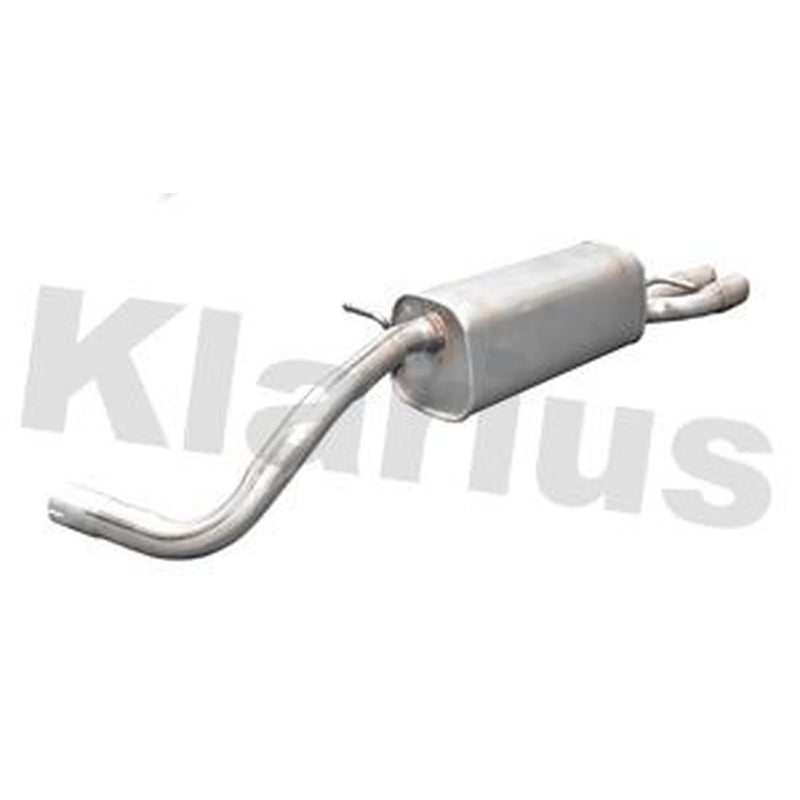 Klarius Box With Tail Pipe Rear fits Audi A1 2014-2018 1.4