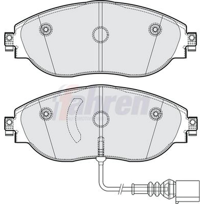 Fahren Front Brake Pad Set FBP4258