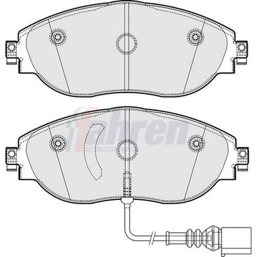 Fahren Front Brake Pad Set FBP4258