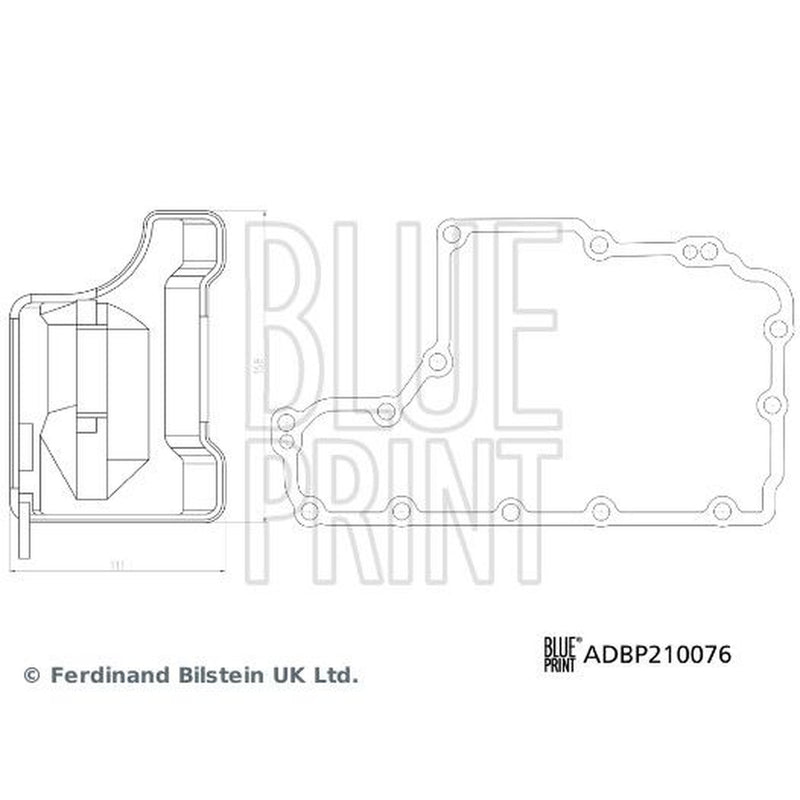 Blue Print Auto Trans Filter Kit fits Opel Astra F 1991-2001 1.4 1.6 1.8 2.0