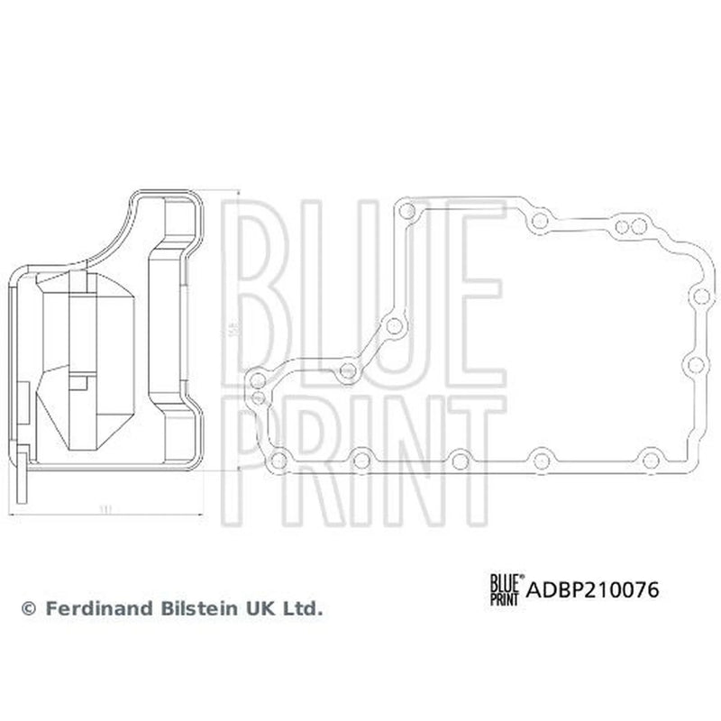 Blue Print Auto Trans Filter Kit ADBP210076