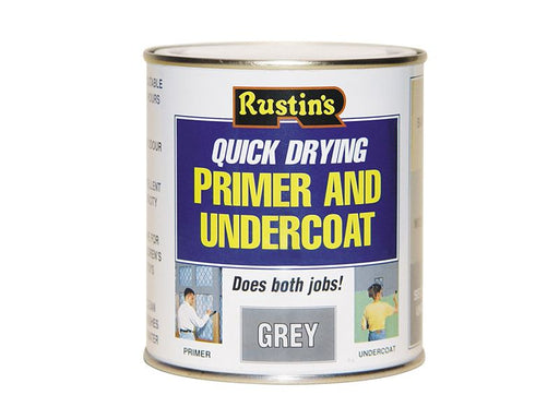 Rustins Quick Dry Primer & Undercoat Grey 2.5 litre Rustins - Dynamic Drive