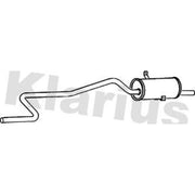 Klarius Box With Tail Pipe Rear fits Nissan Micra I 1982-1992 1.0 1.2