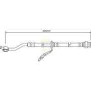 NAPA Brake Hydraulic Hose Line Front Left fits Hyundai IX35 2009-2015