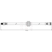Apec Brake Hydraulic Hose Line Front HOS4158
