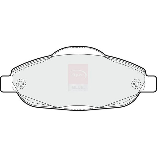 Apec Front Brake Pad Set fits Peugeot 3008 2009-2016