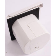 Flush Fitting White Mains Hook Up Inlet Socket Caravan Motorhome Camper Flap Powerpart  - Dynamic Drive