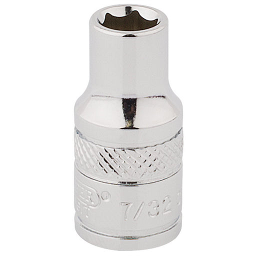 Draper HI-TORQ 6 Point Socket, 1/4" Sq. Dr., 7/32" 48371 Draper - Dynamic Drive