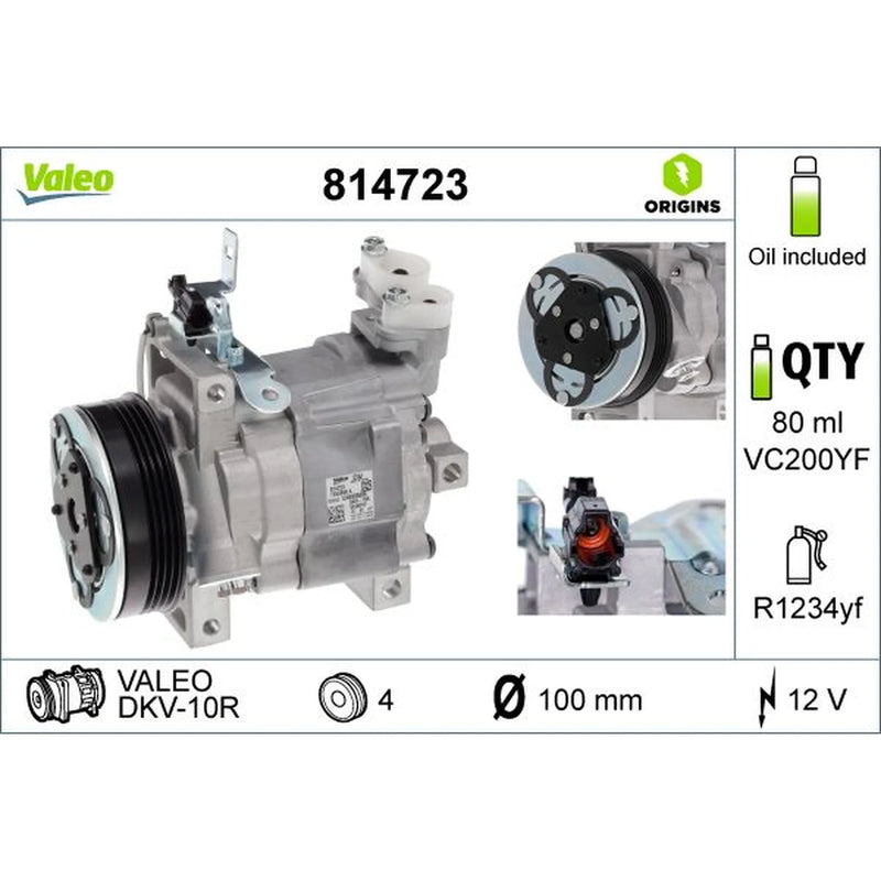 Valeo Air Conditioning Compressor 814723