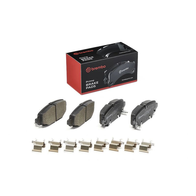 Brembo 4 x Rear Brake Pad Set fits Jeep Wrangler IV 2017 on 2.0 2.2