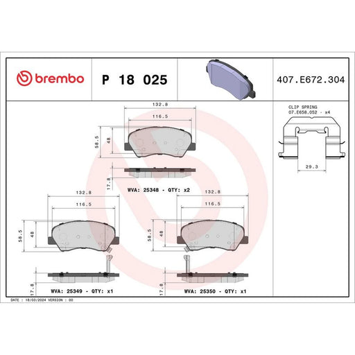 Brembo Front & Rear Brake Discs & Pads fits Hyundai I20 II 2014-2018 1.4