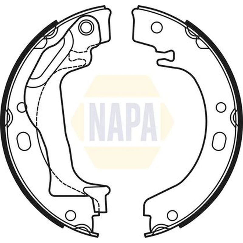 NAPA Parking Brake Shoe Set NBS5032