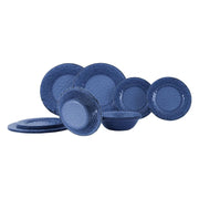 Gimex Stone Line Tableware Azure 12 Pieces Gimex - Dynamic Drive