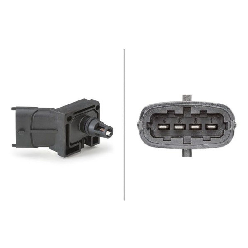 Hella Turbo Boost Pressure Sensor fits Volvo C30 2010-2012