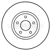 Borg & Beck Front Brake Discs BBD5218-x2