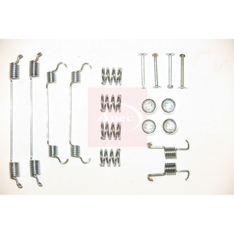 Apec Brake Shoe Accessory Kit Rear fits Fiat Sedici 2006-2014 1.6 1.9 2.0