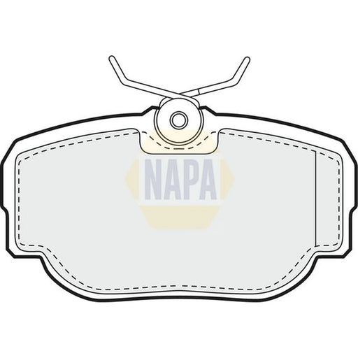 NAPA Rear Brake Pad Set NBP1658