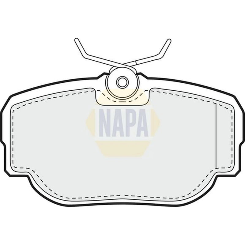 NAPA Rear Brake Pad Set fits Land Rover Discovery 1998-2004 2.5 4.0