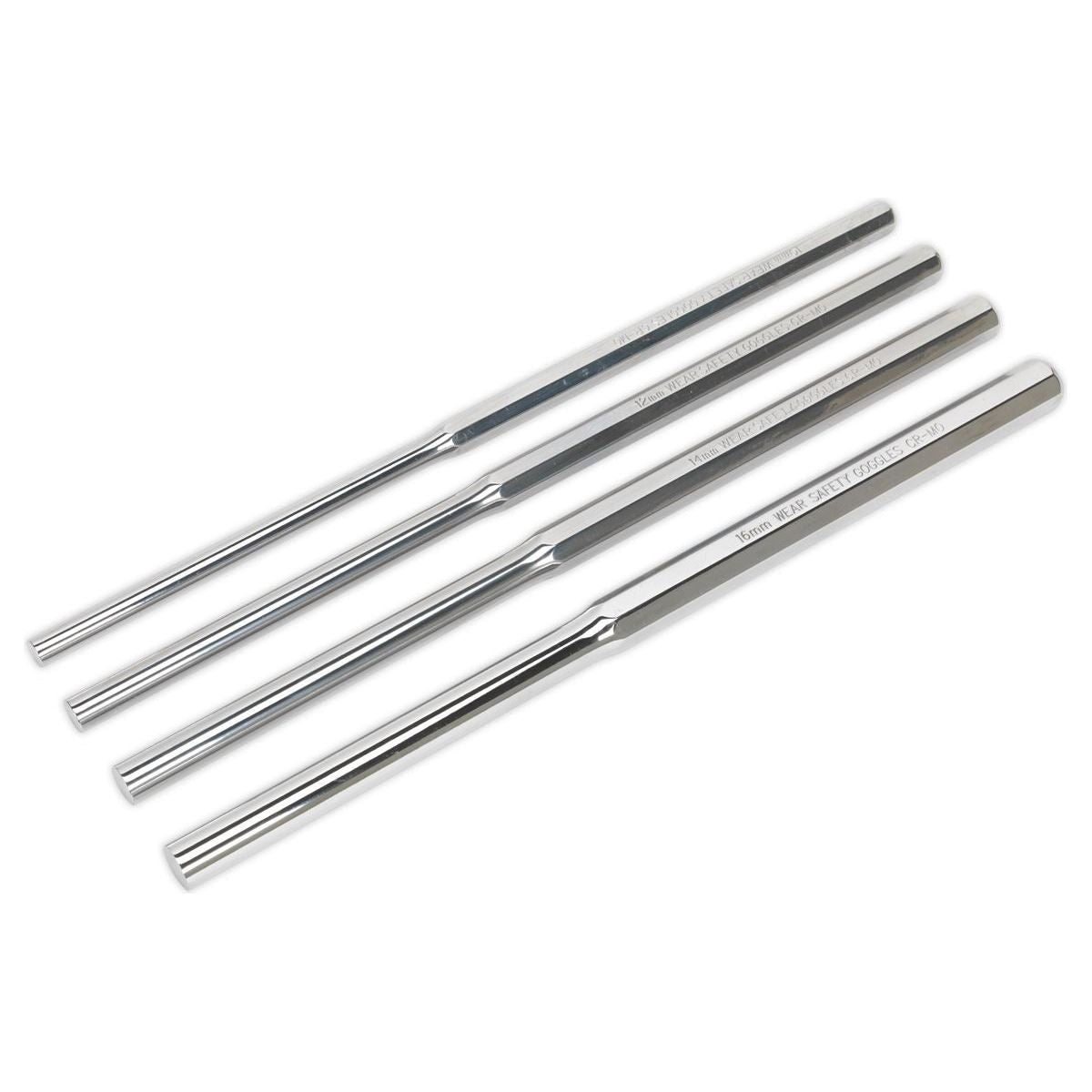 Sealey Parallel Pin Punch Set 4pc Extra-Long AK9147 Sealey - NN4 Online 