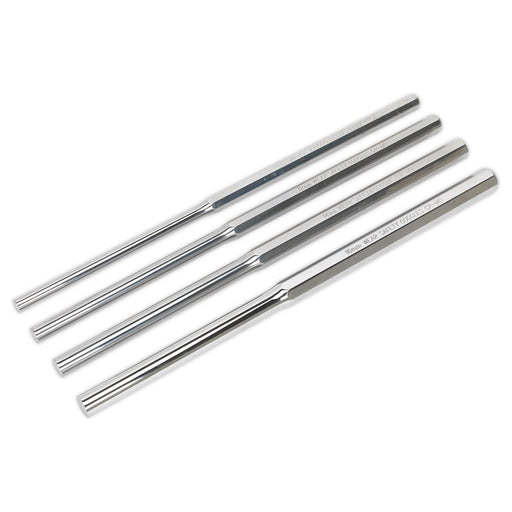 Sealey Parallel Pin Punch Set 4pc Extra-Long AK9147 Sealey - NN4 Online 