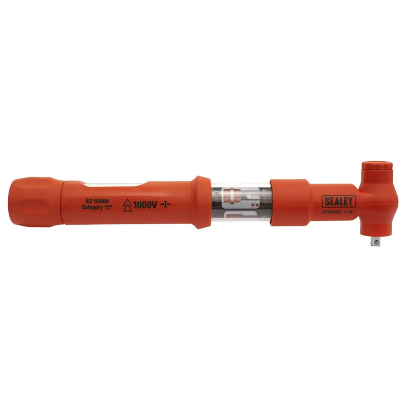 Sealey Premier Premier Insulated Torque Wrench 1/4"Sq Drive 2-12Nm STW806 Sealey Premier - Dynamic Drive