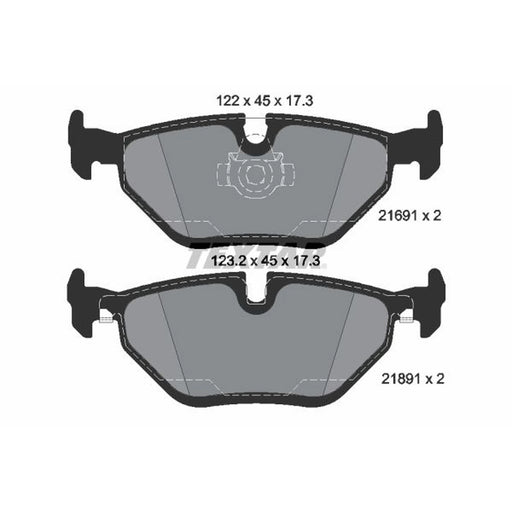 Textar Rear Brake Pad Set 2169103