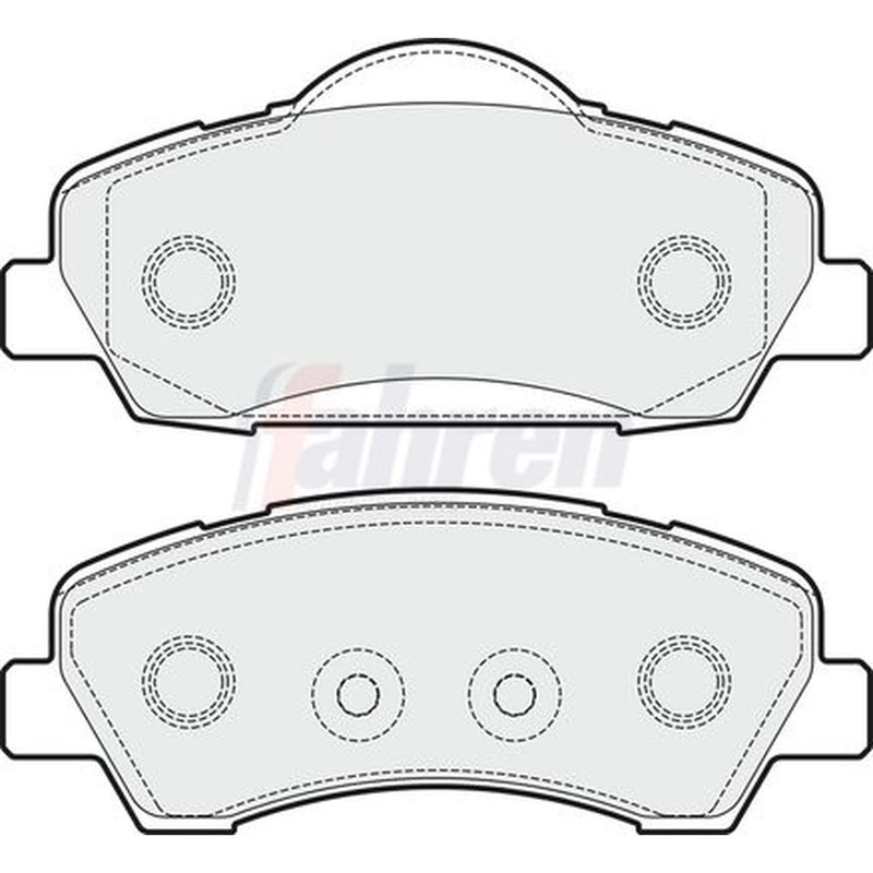 Fahren Front Brake Pad Set FBP3732