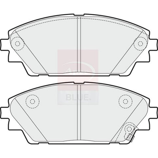 Apec Front & Rear Brake Discs & Pads fits Mazda CX-3 2015-2018 1.5 2.0