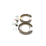 Bosch Brake Shoe Set Axle Kit fits Smart Fortwo 2007-2010