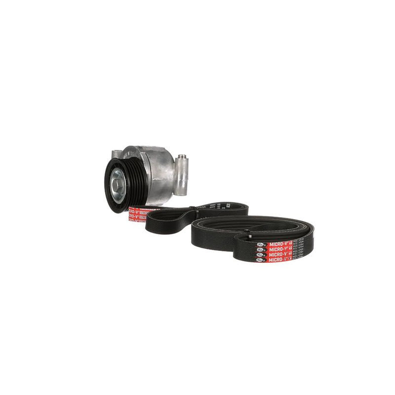 Gates V-Ribbed Belt Set fits Ford C-Max 2007-2010 1.8 2.0