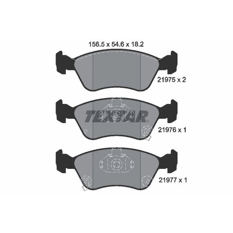 Textar Front Brake Pad Set 2197502