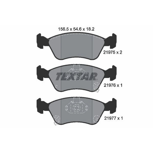 Textar Front Brake Pad Set 2197502