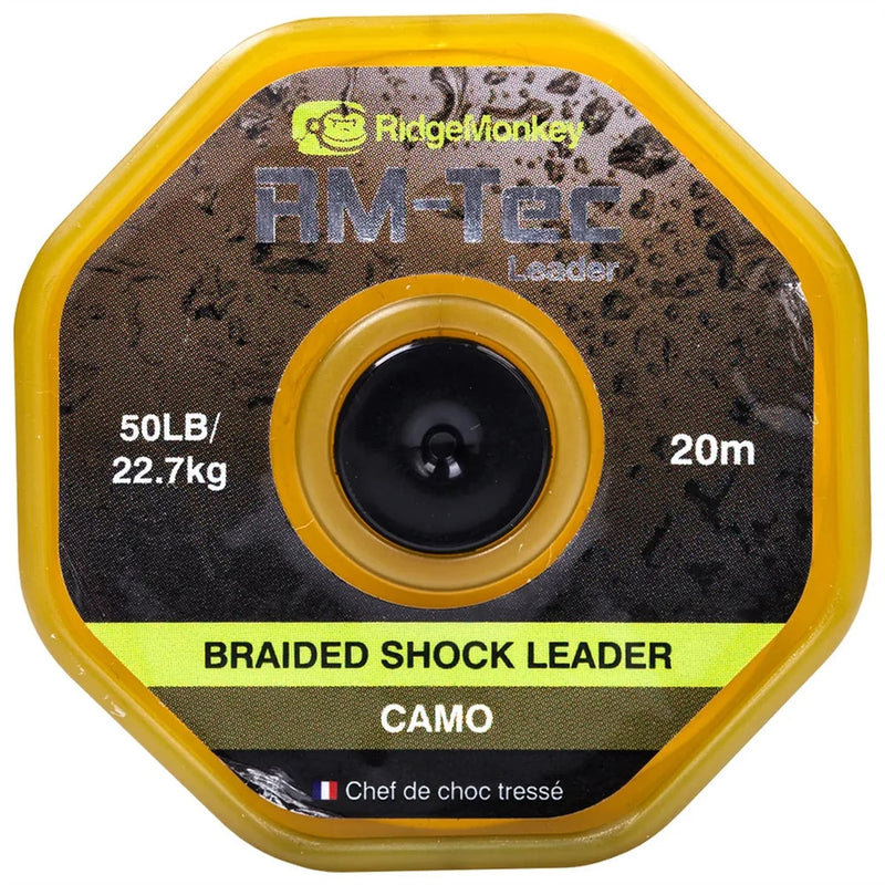 RidgeMonkey Connexion Shock Weave Braided Shock Leader 50lb - RMT326