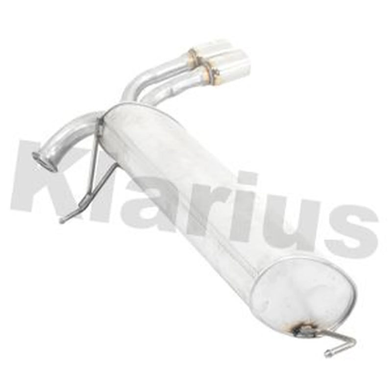 Klarius Box With Tail Pipe Rear fits Peugeot 206 2003-2007 2.0