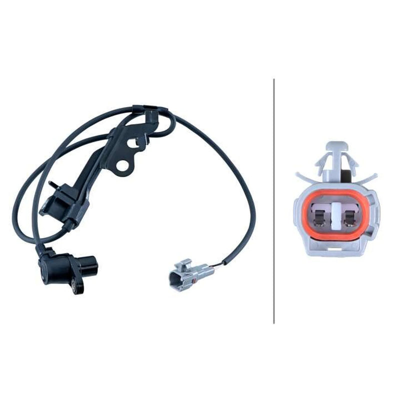 Hella ABS Wheel Speed Sensor Front Left 6PU 358 268-431