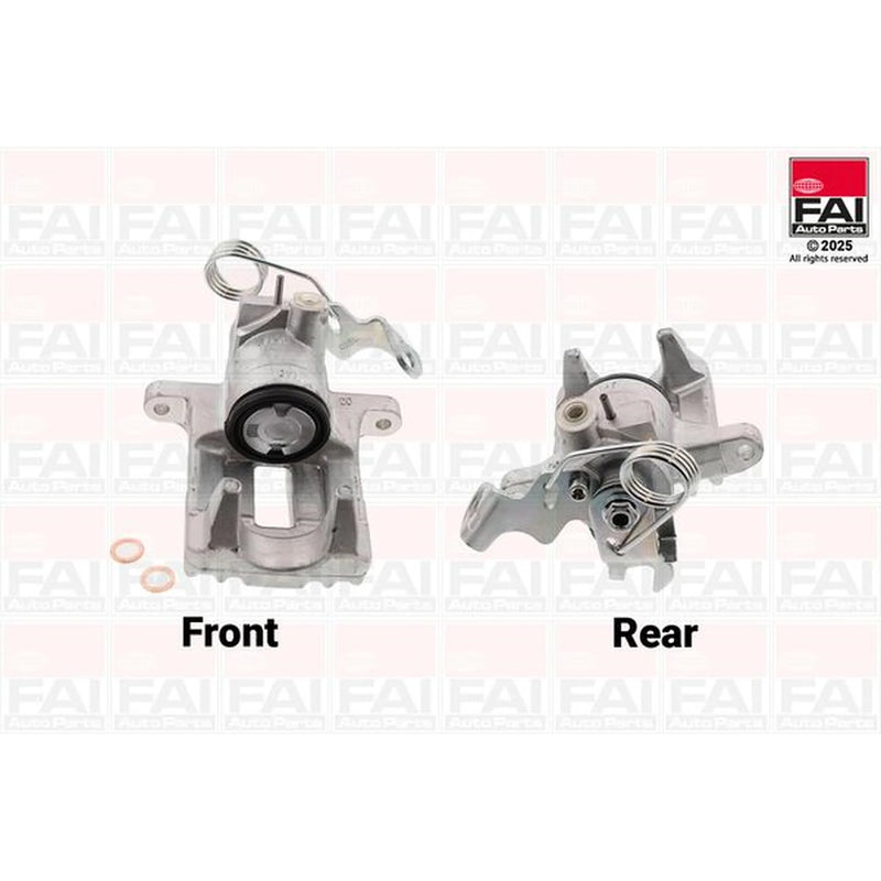 FAI Brake Caliper Assembly Rear Left fits Audi A4 B5 1994-2001