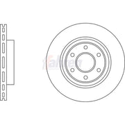 Fahren 2 x Vented Front Brake Discs FBD6847-x2