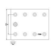 Textar Textar Cv Brake Lining Set 1723802