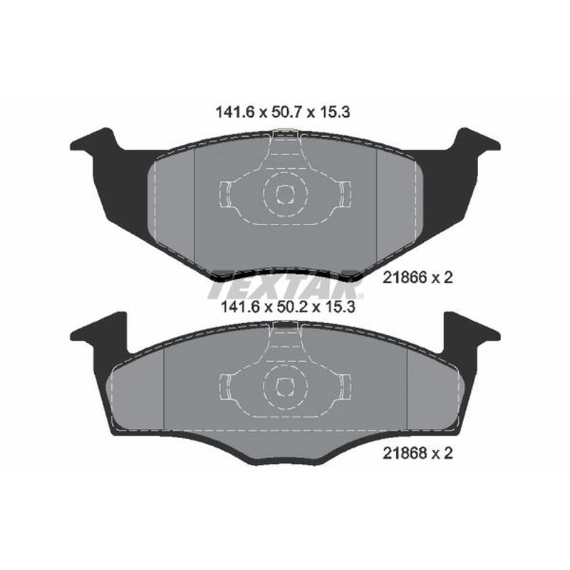 Textar Front Brake Pad Set 2186601