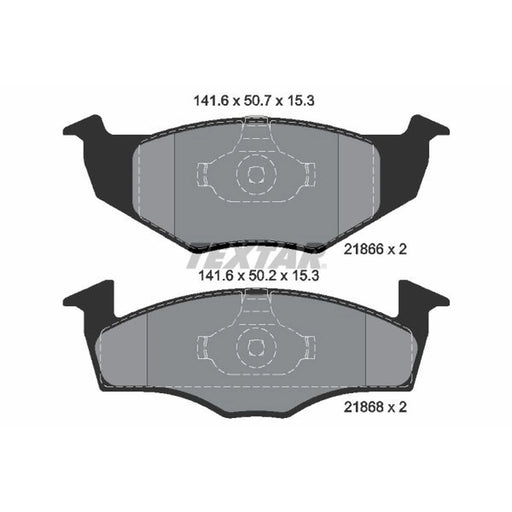 Textar Front Brake Pad Set 2186601