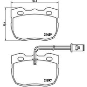 Brembo Front & Rear Pads fits Land Rover Discovery I 1993-1998 4.0