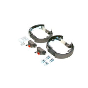 Bosch Brake Shoe Set Axle Kit fits Ford Focus I 1998-2005 1.8